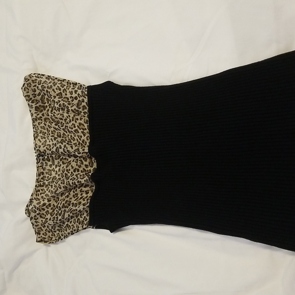 Leopard print Sweater tank - Picture 4 of 7